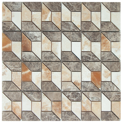Mosaic 3D Cream Dark