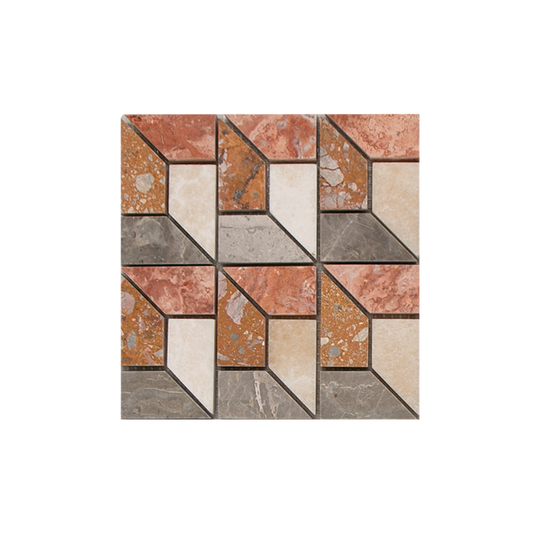 MINI SAM Mosaic 3D Cream Red