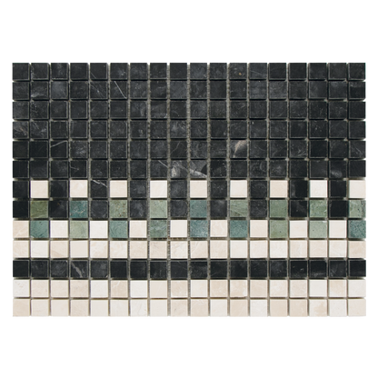 Mosaic Border Block Pattern Bottocino