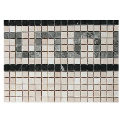 Mosaic Border Half Pattern Bottocino
