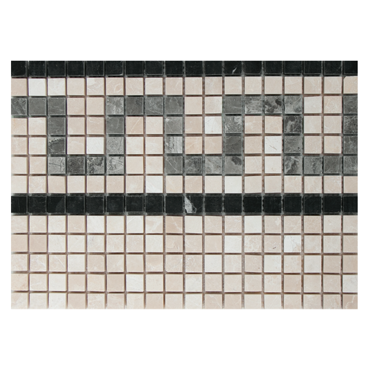 SAM Mosaic Border Half Pattern Bottocino