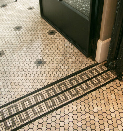 Mosaic Hexagon Plain Bottocino