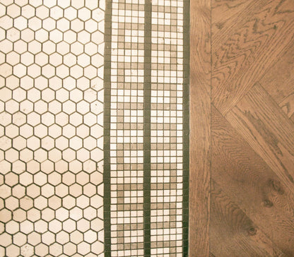 Mosaic Hexagon Plain Bottocino