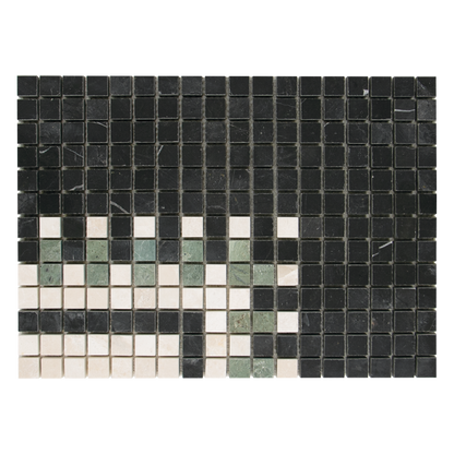 Mosaic Corner Block Pattern Bottocino