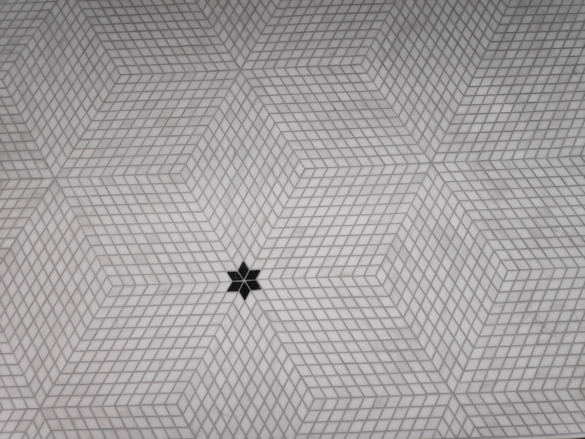 Mosaic Diamond Dolomit White