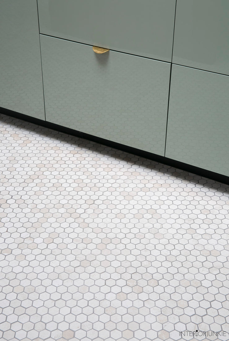 Mosaic Hexagon Plain Bottocino
