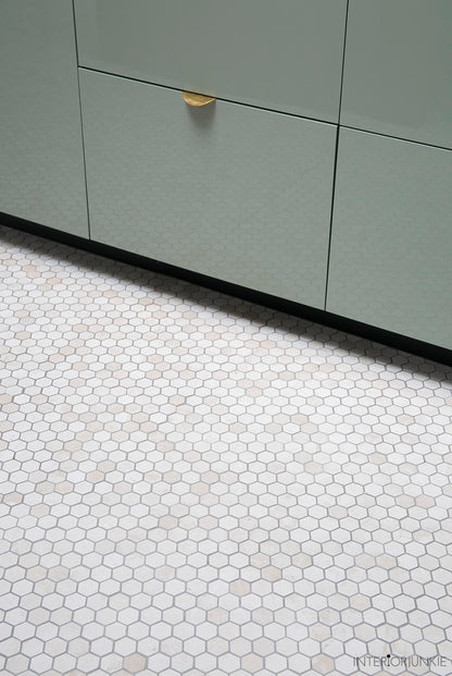 Mosaic Hexagon Plain Bottocino