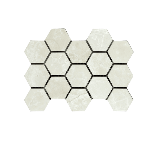 MINI SAM Mosaic Hexagon Plain Bottocino