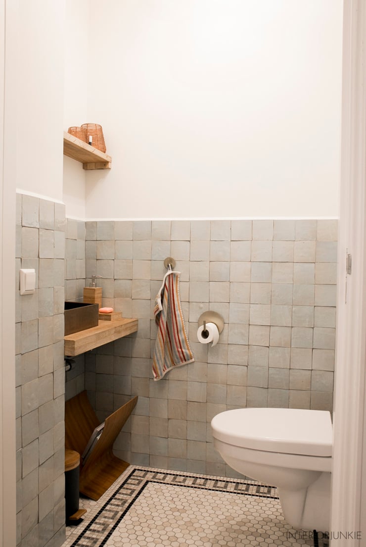 Mosaic Hexagon Plain Bottocino