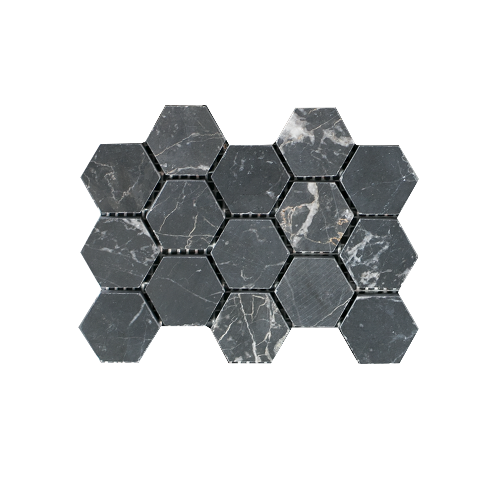 MINI SAM Mosaic Hexagon Plain Toros Black