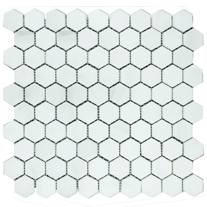 Mosaic Hexagon Plain Dolomit