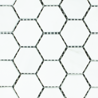 Mosaic Hexagon Plain Dolomit