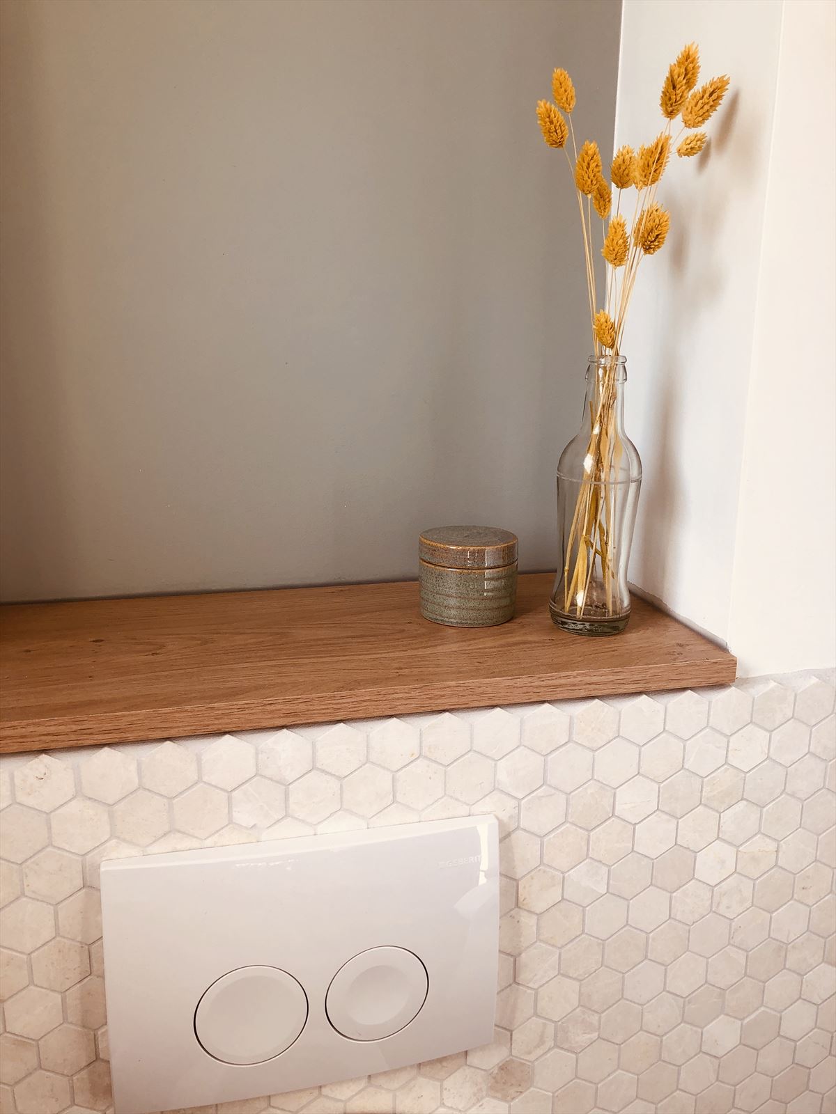 Mosaic Hexagon Plain Bottocino