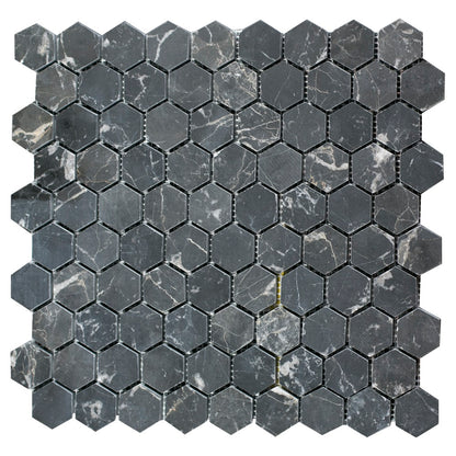 Mosaic Hexagon Plain Toros Black