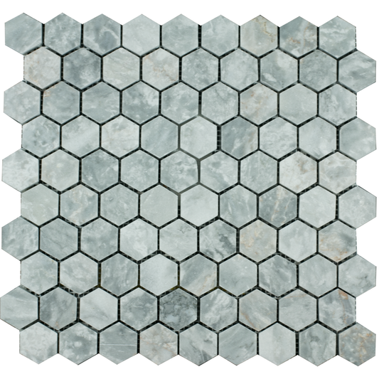SAM Mosaic Hexagon Plain Silver Shadow