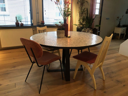 Mosaic Hexagon Plain Silver Shadow