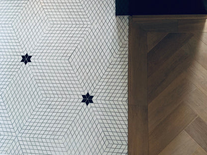 Mosaic Diamond Dolomit White