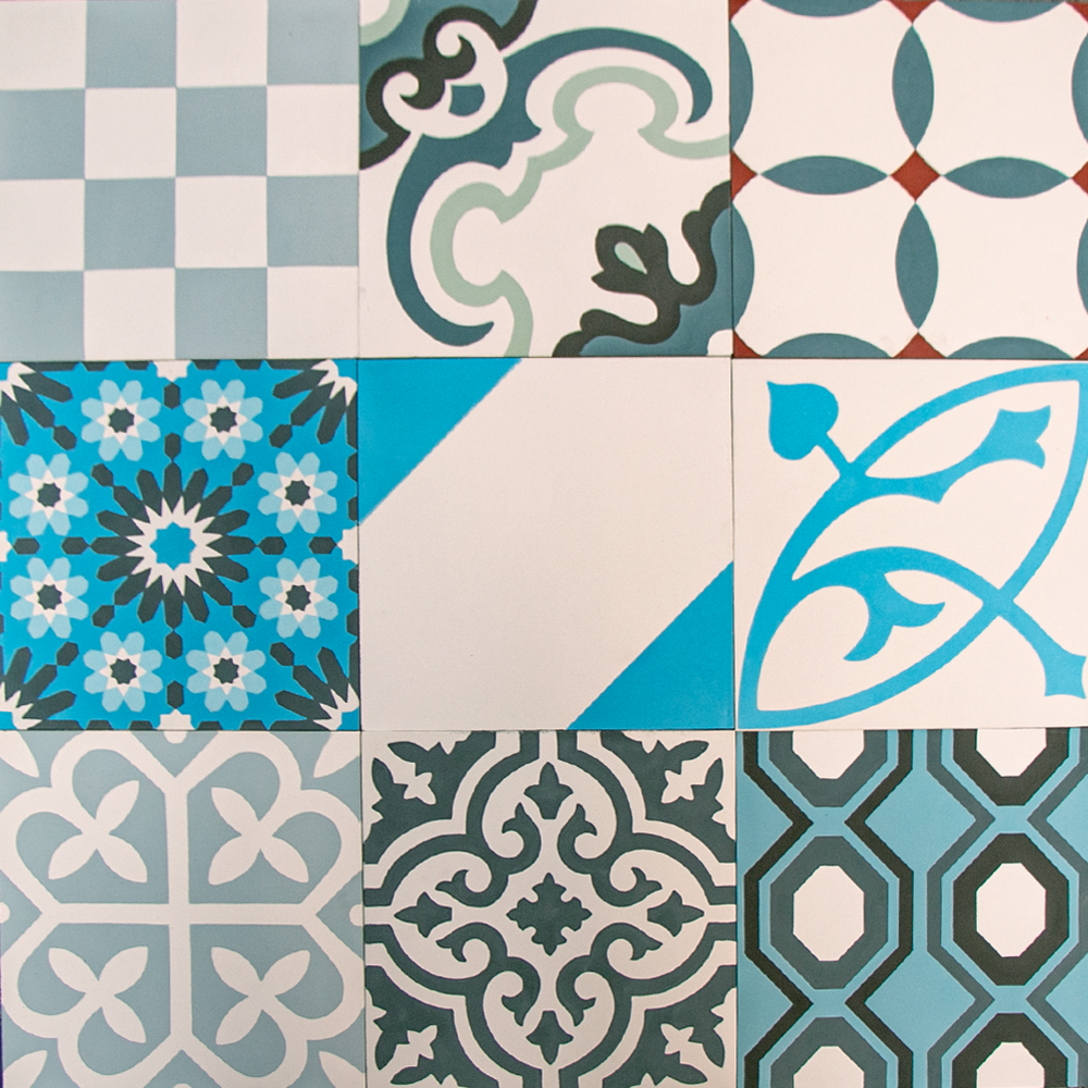 Patchwork Blue 