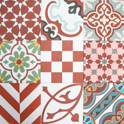 Patchwork Red