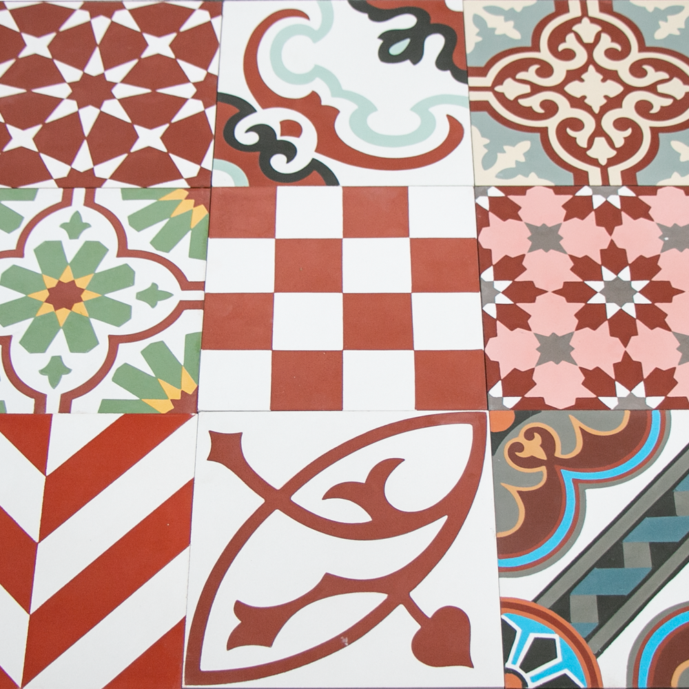 Patchwork Red