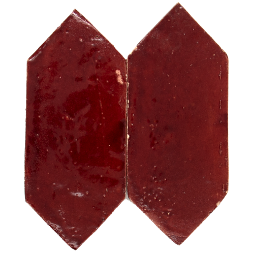 SAM Platta Bordeaux Rouge Art Deco