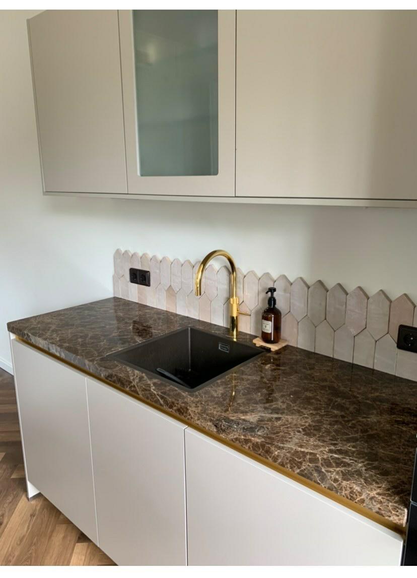 Platta Gris Rose Art Deco