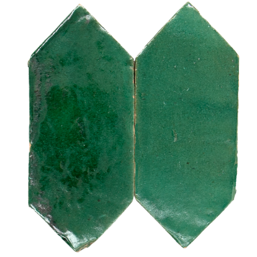 SAM Platta Vert Foncee Art Deco