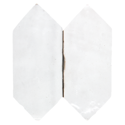 Platta Neige Blanc Art Deco