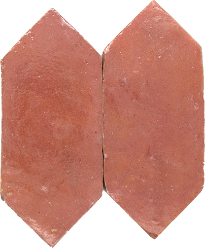 Platta Rose Rouge Art Deco