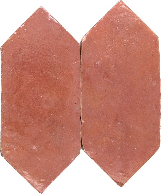 Platta Rose Rouge Art Deco