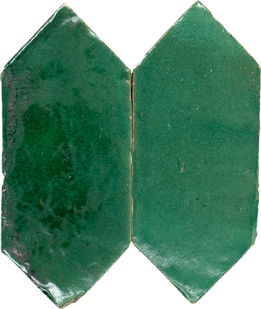Platta Vert Foncee Art Deco