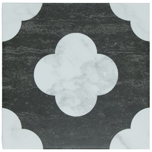 Wufto Flower Black White