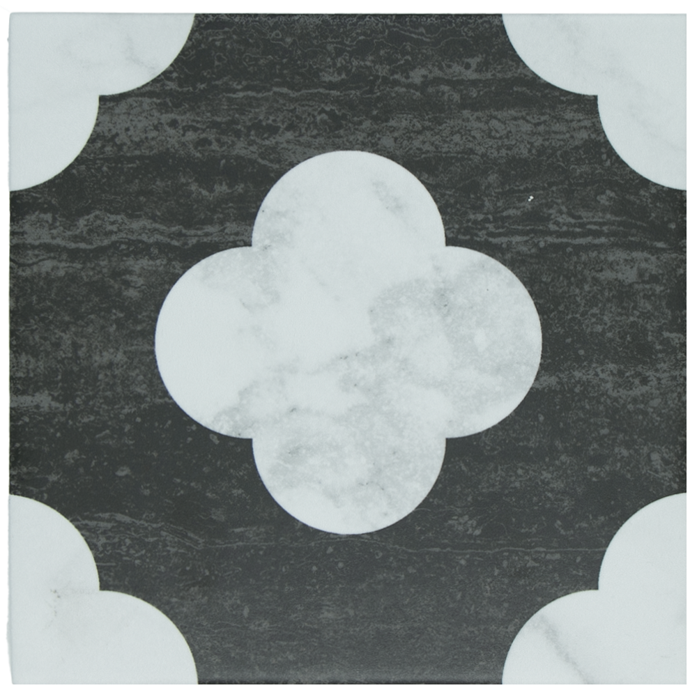 Wufto Flower Black White