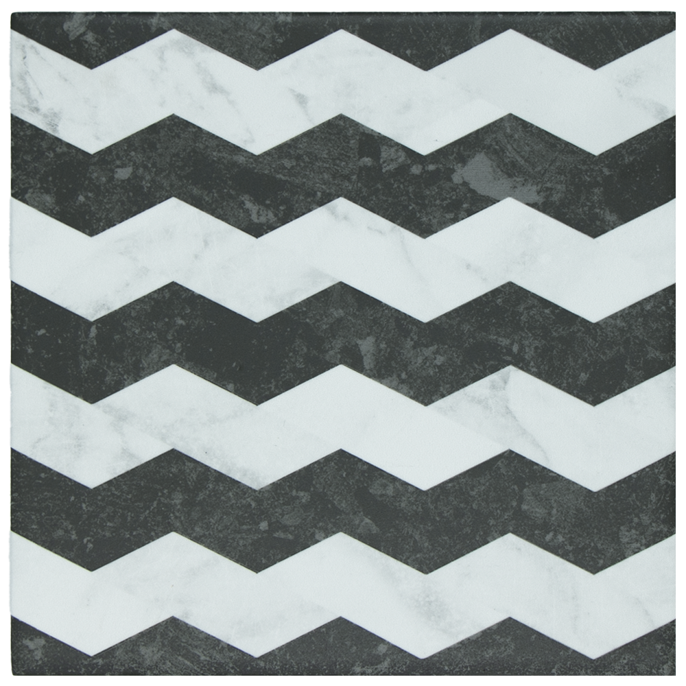 Wufto Zigzag Black White