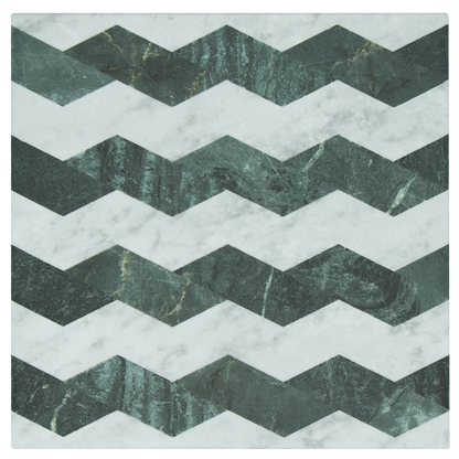 Wufto Zigzag White Green
