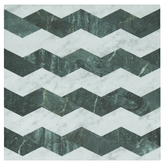 SAM Wufto Zigzag White Green