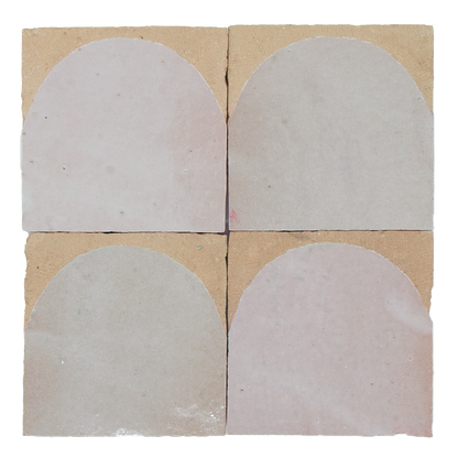 Zellige Luna Gris Rose