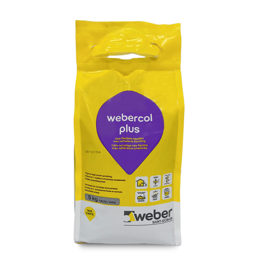 Tegellijm 5kg - Webercol Plus