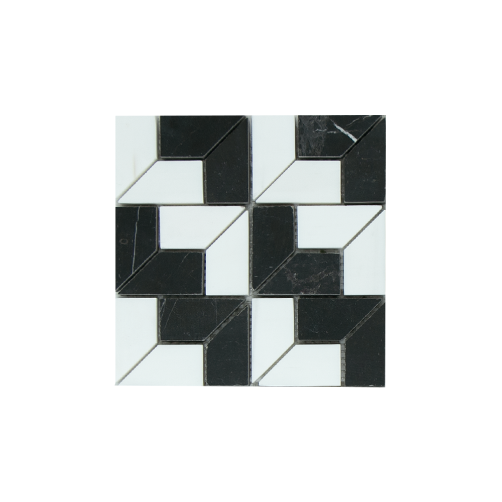 MINI SAM Mosaic 3D Black White