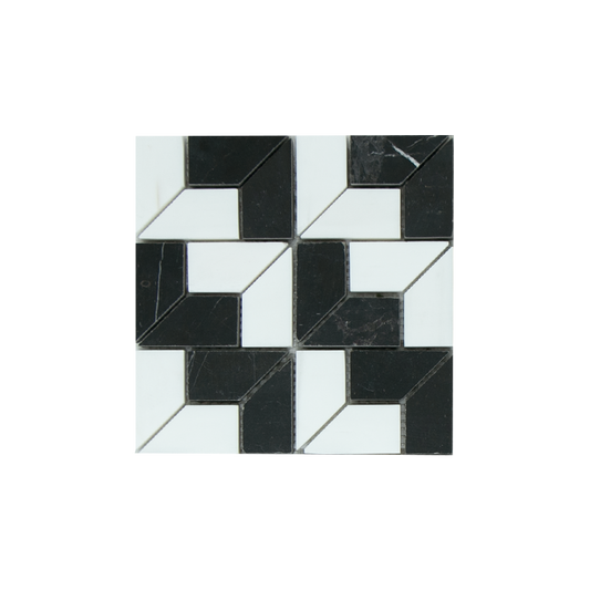 MINI SAM Mosaic 3D Black White
