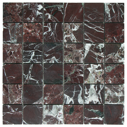 Mosaic Square Rosso Levanto