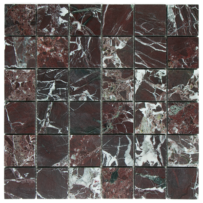 Mosaic Square Rosso Levanto
