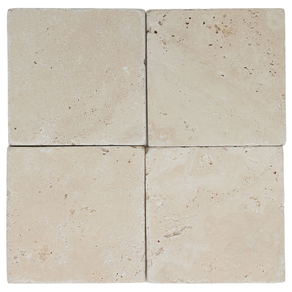 Brick Square 10 Light Travertine