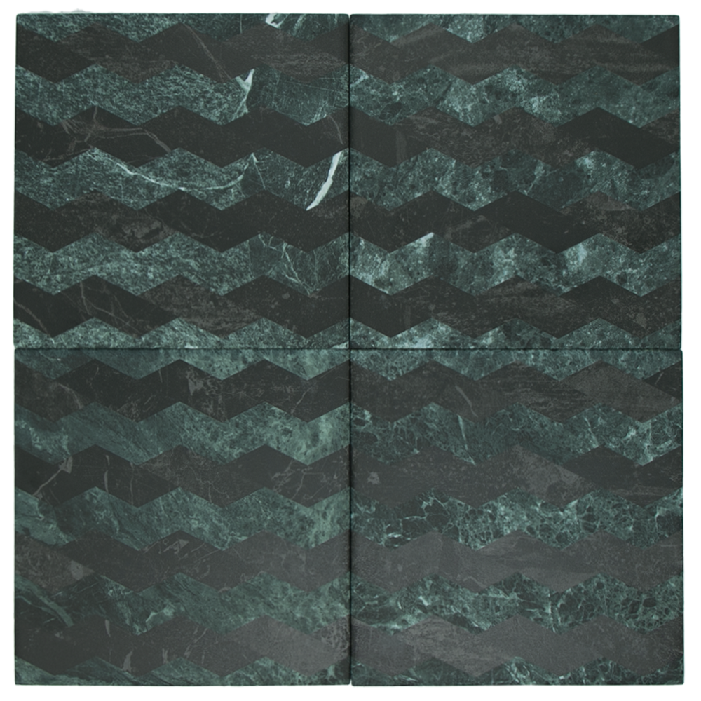 Wufto Zigzag Green Black