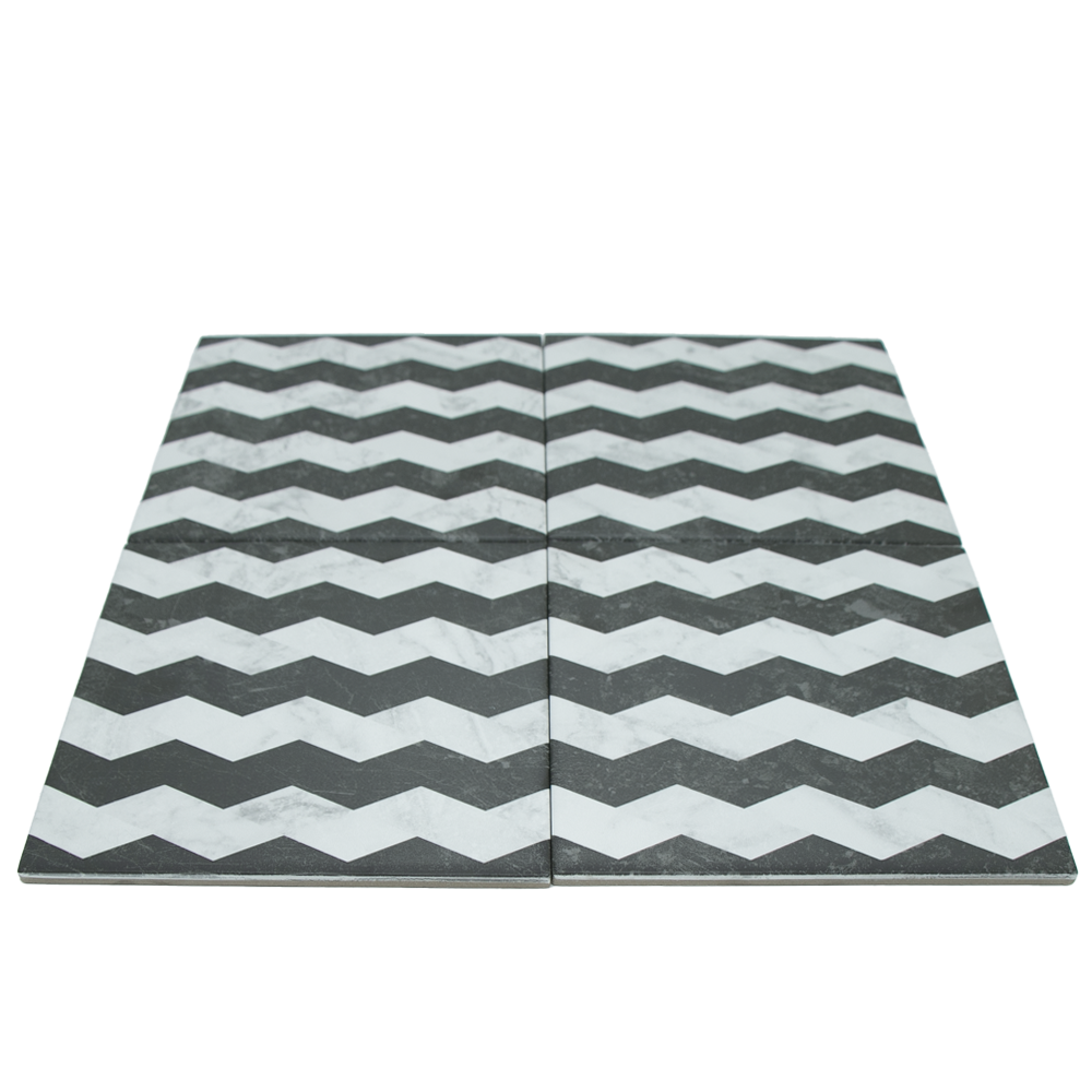 Wufto Zigzag Black White