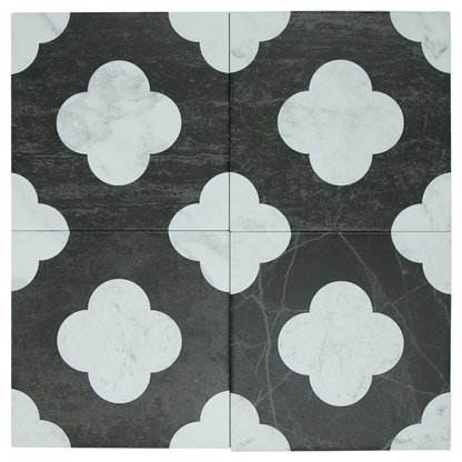 Wufto Flower Black White