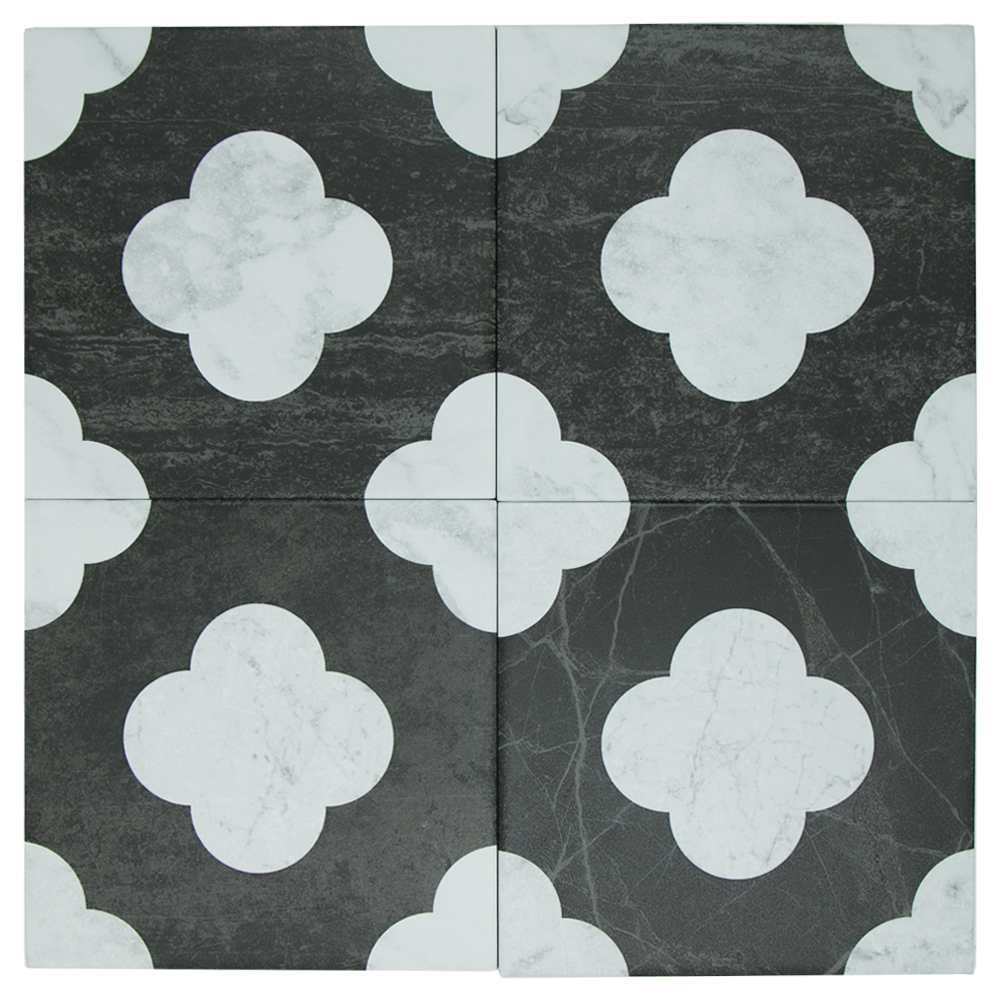 Wufto Flower Black White