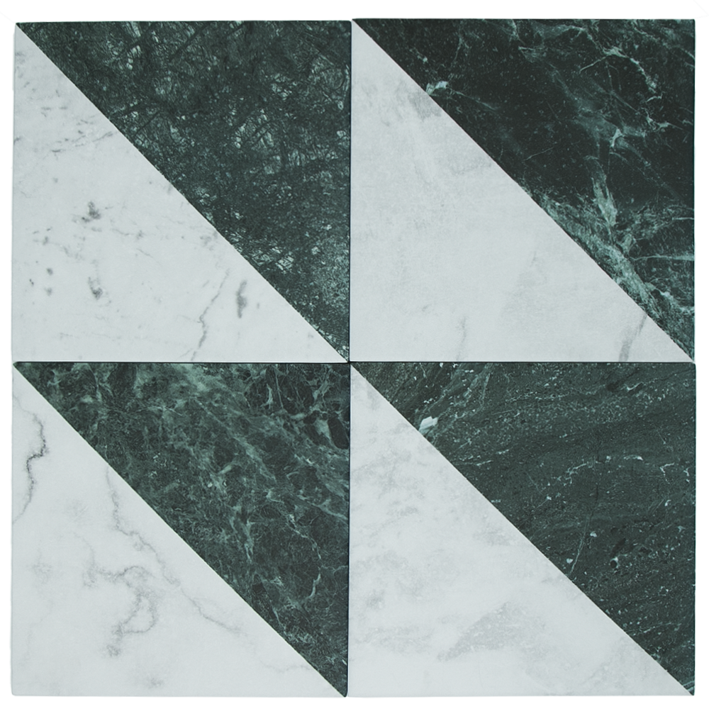 Wufto Diagonal White Green