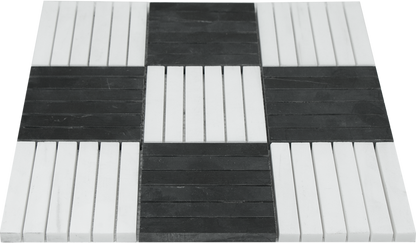 Mosaic KitKat Block Black White