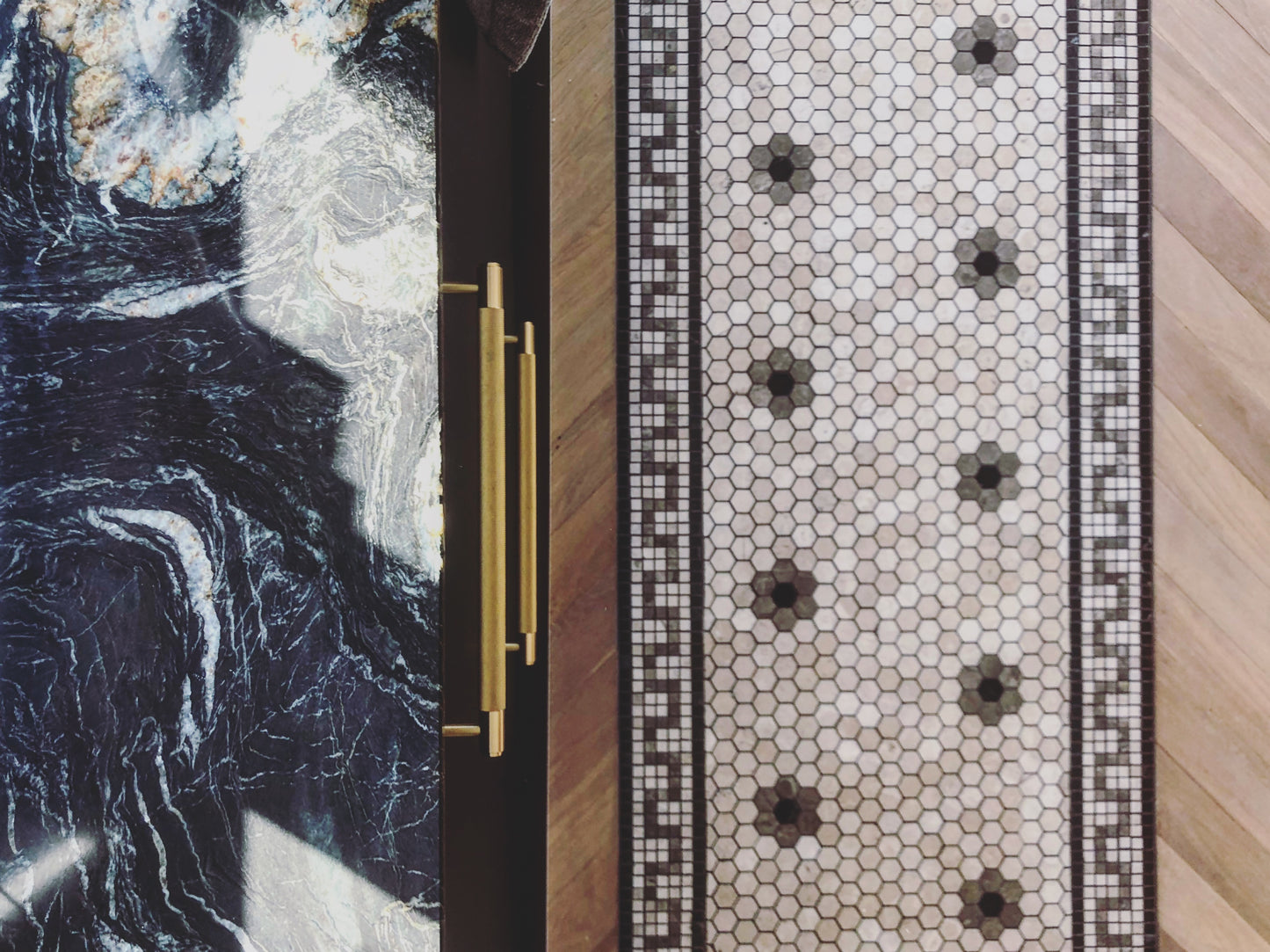 Mosaic Border Half Pattern Bottocino